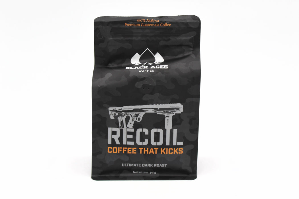 Recoil: Coffee that Kicks – Ultimate Dark Roast – FREE SHIPPING