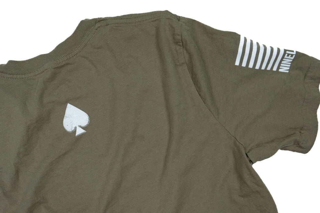 Black Aces Tactical NineLine Apparel T-Shirt (Olive)