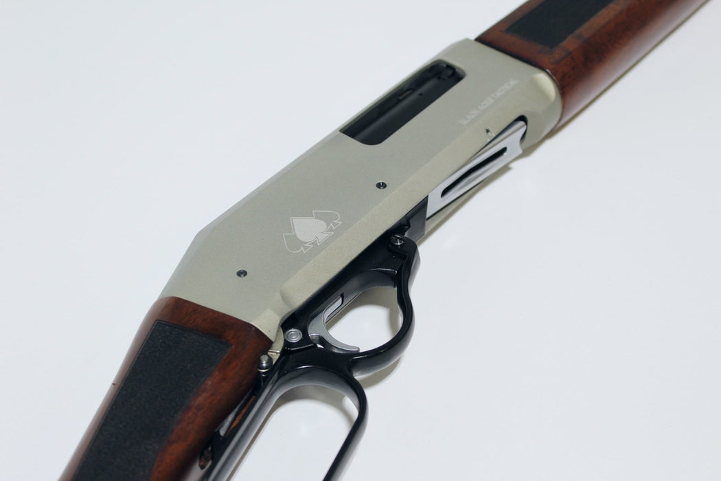 Lever 12, Lever Action, Silver on Natural Walnut